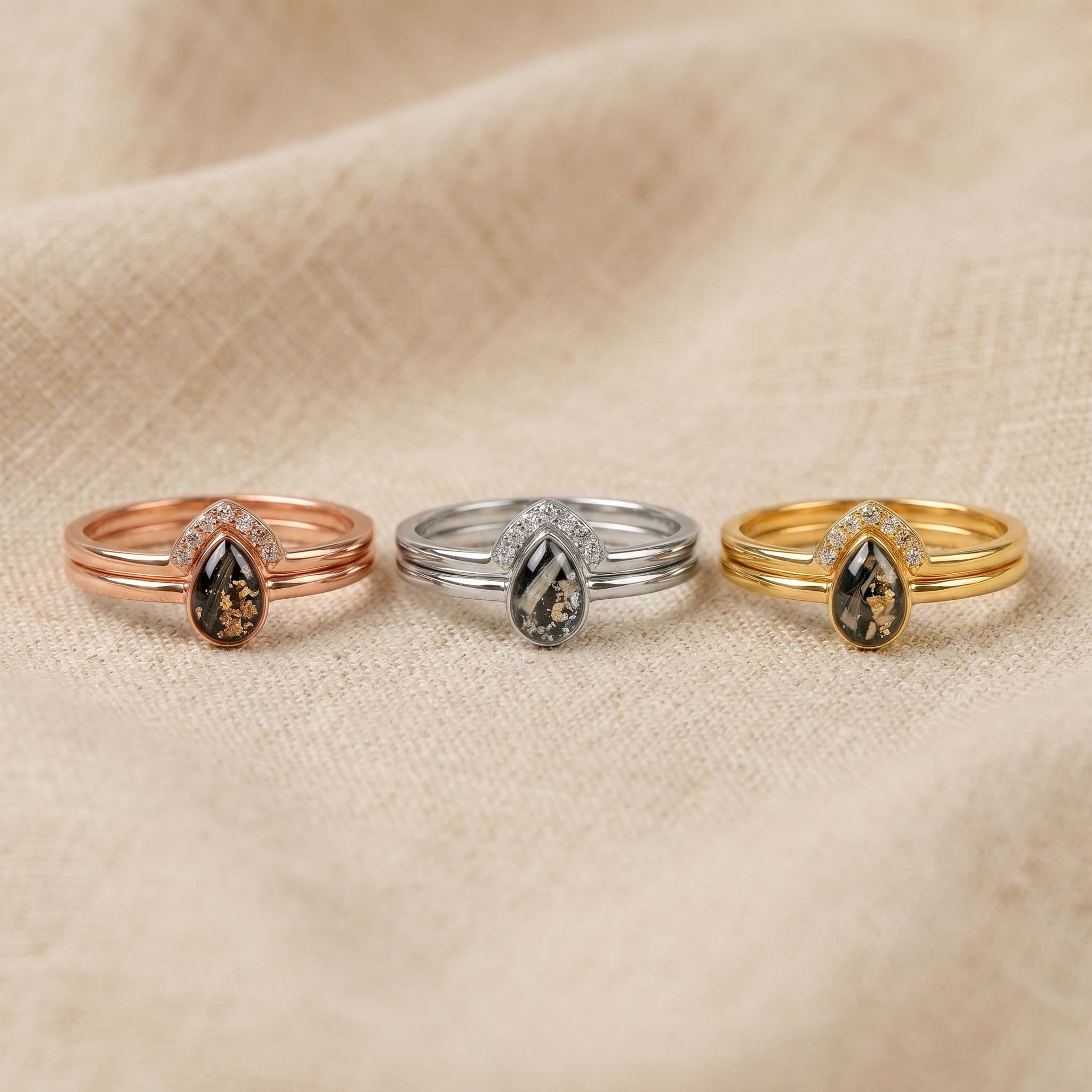 Together Ring mit Haar