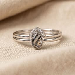 Together Ring mit Haar