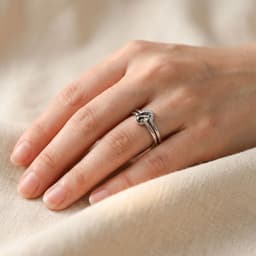 Together Ring mit Haar