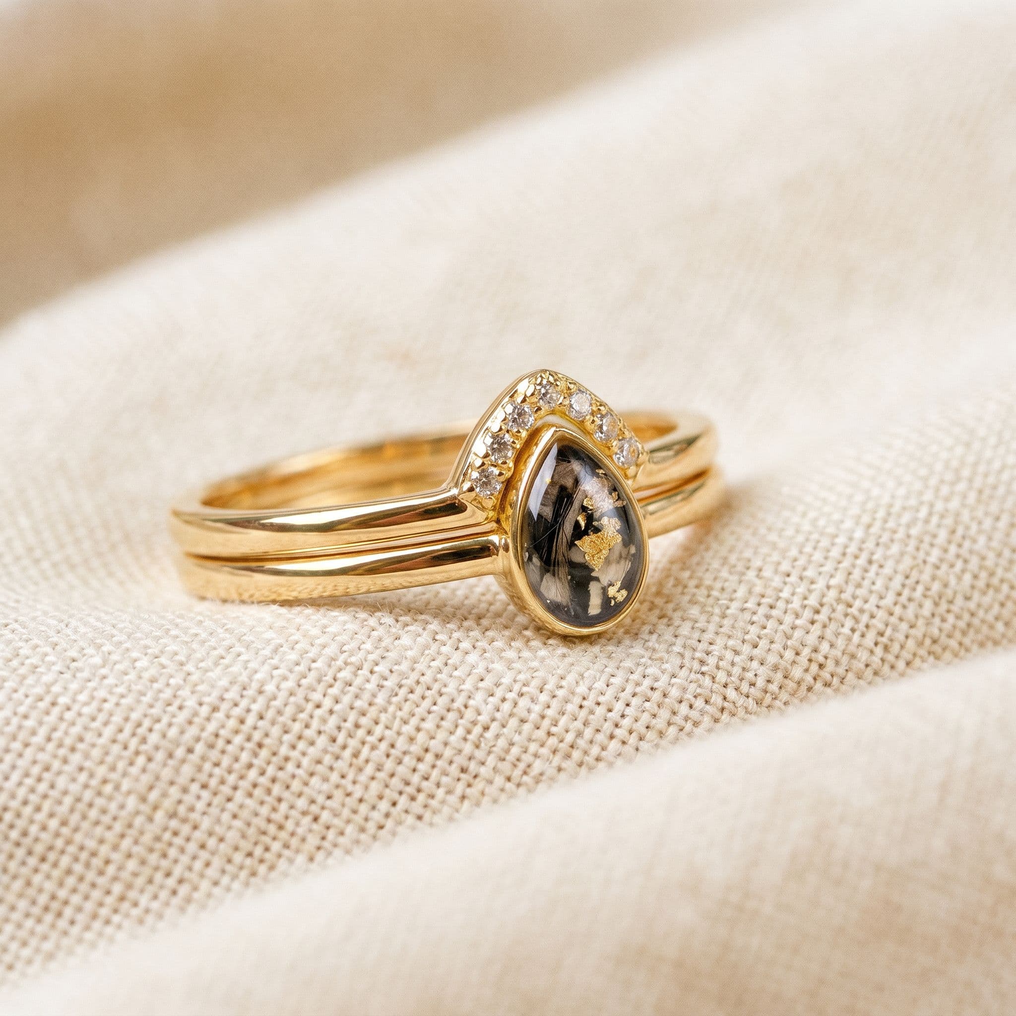 Together Bague avec Cheveux