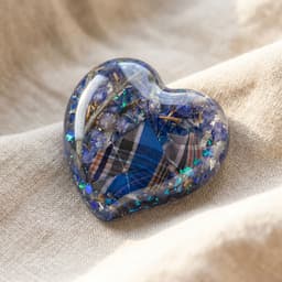 Heart Memory Stone mit Erinnerungsstück