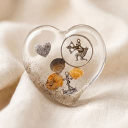 Heart Memory Stone mit Erinnerungsstück