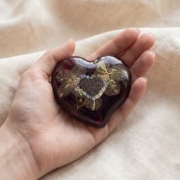 Heart Memory Stone mit Erinnerungsstück