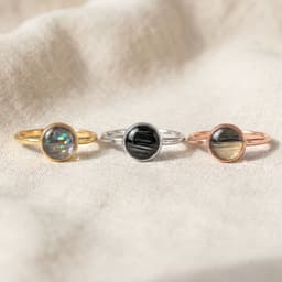 Circle of Life Ring mit Tierfell