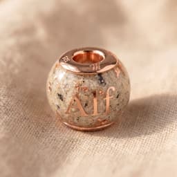 Pandora Charm mit Asche und Tiernamen
