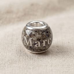 Pandora Charm mit Asche und Tiernamen