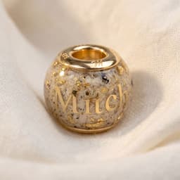 Pandora Charm mit Asche und Tiernamen