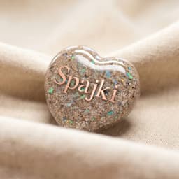 Heart Memory Stone mit Asche und Tiernamen