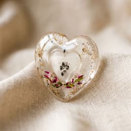 Heart Memory Stone mit Erinnerungsstück