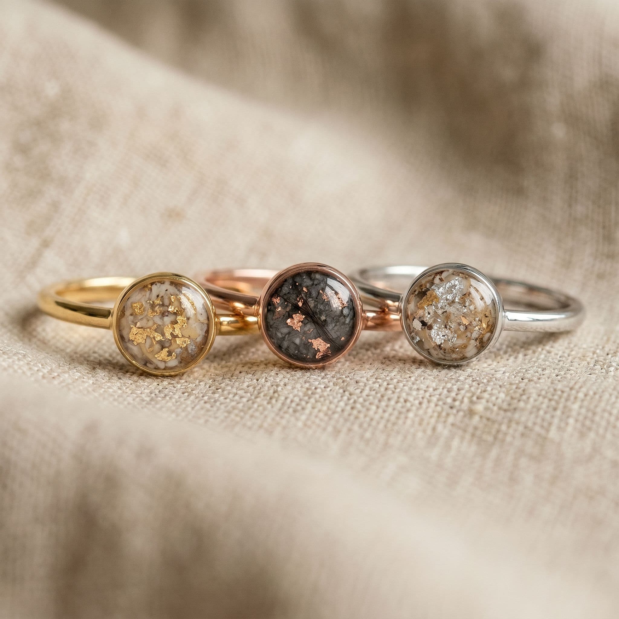 Circle of Life Ring mit Asche