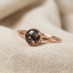 Circle of Life Ring mit Asche