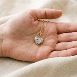 Sweetheart Halskette mit Asche (14K Gold)