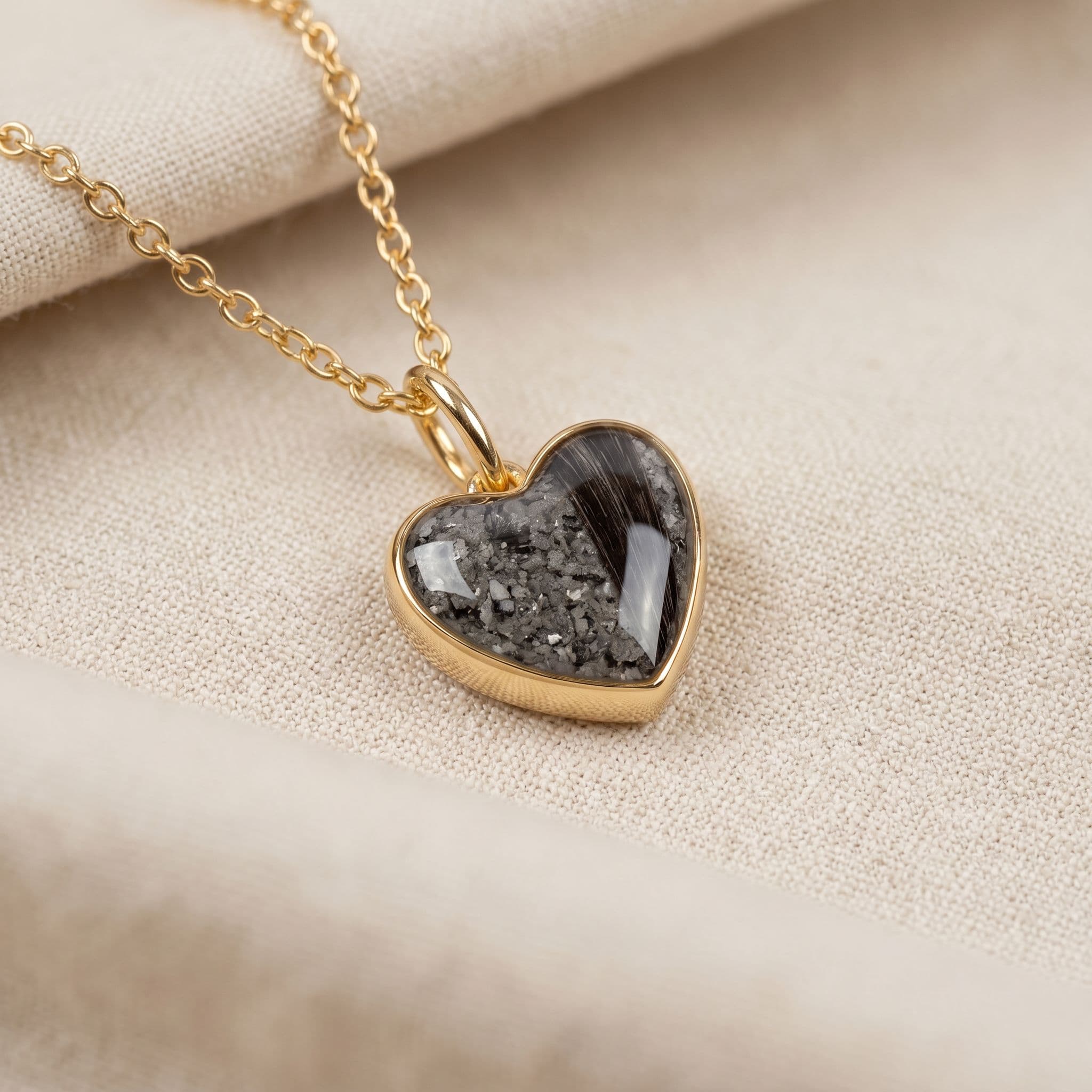 Sweetheart Halskette mit Asche (14K Gold)