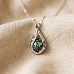 Teardrop Halskette mit Asche