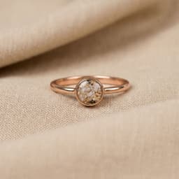 Circle of Life Ring mit Asche