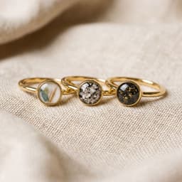Circle of Life Ring mit Asche (14K Gold)