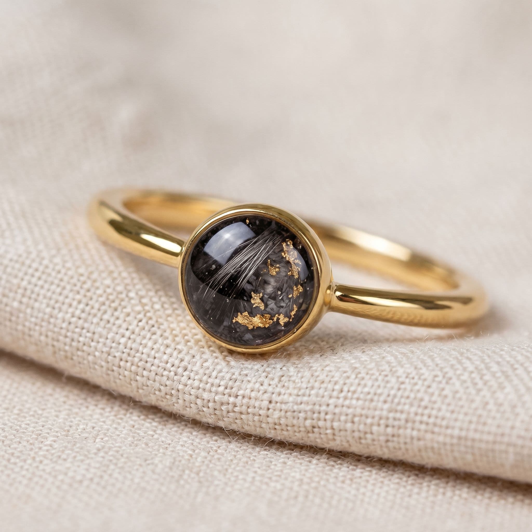 Circle of Life Bague avec Cendres (Or 14K)