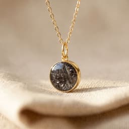 Circle of Life Halskette mit Asche (12 mm, 14K Gold)