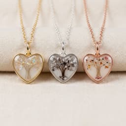 Sweetheart Halskette mit Haar, Tree of Life