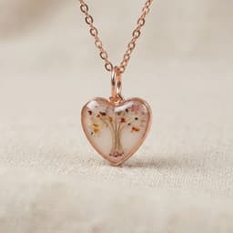 Sweetheart Halskette mit Haar, Tree of Life