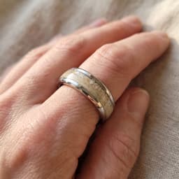 Universe Band Ring mit Asche