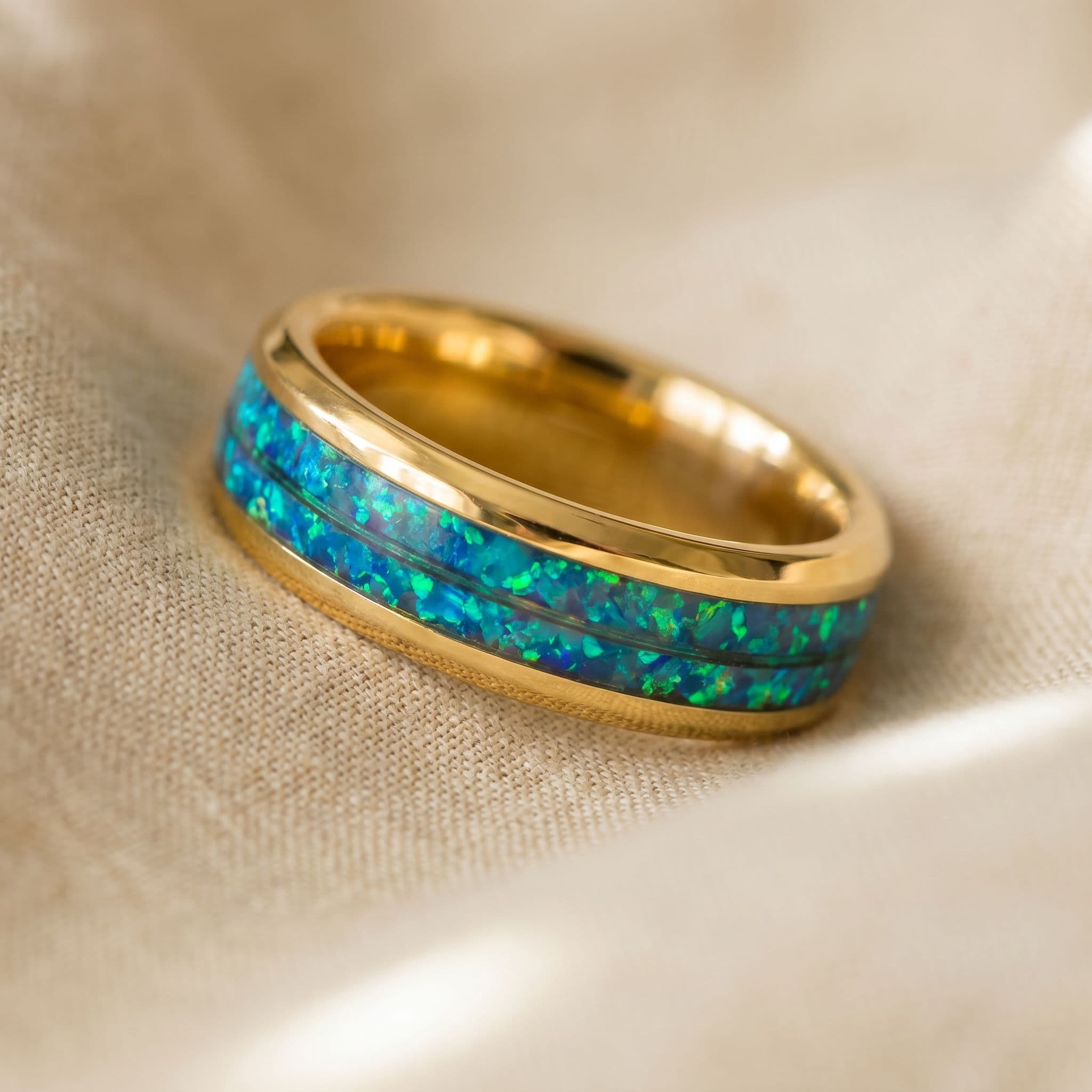Universe Band Bague avec Cendres