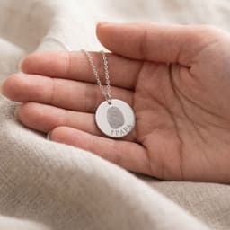 Luna Anhänger mit Fingerabdruck