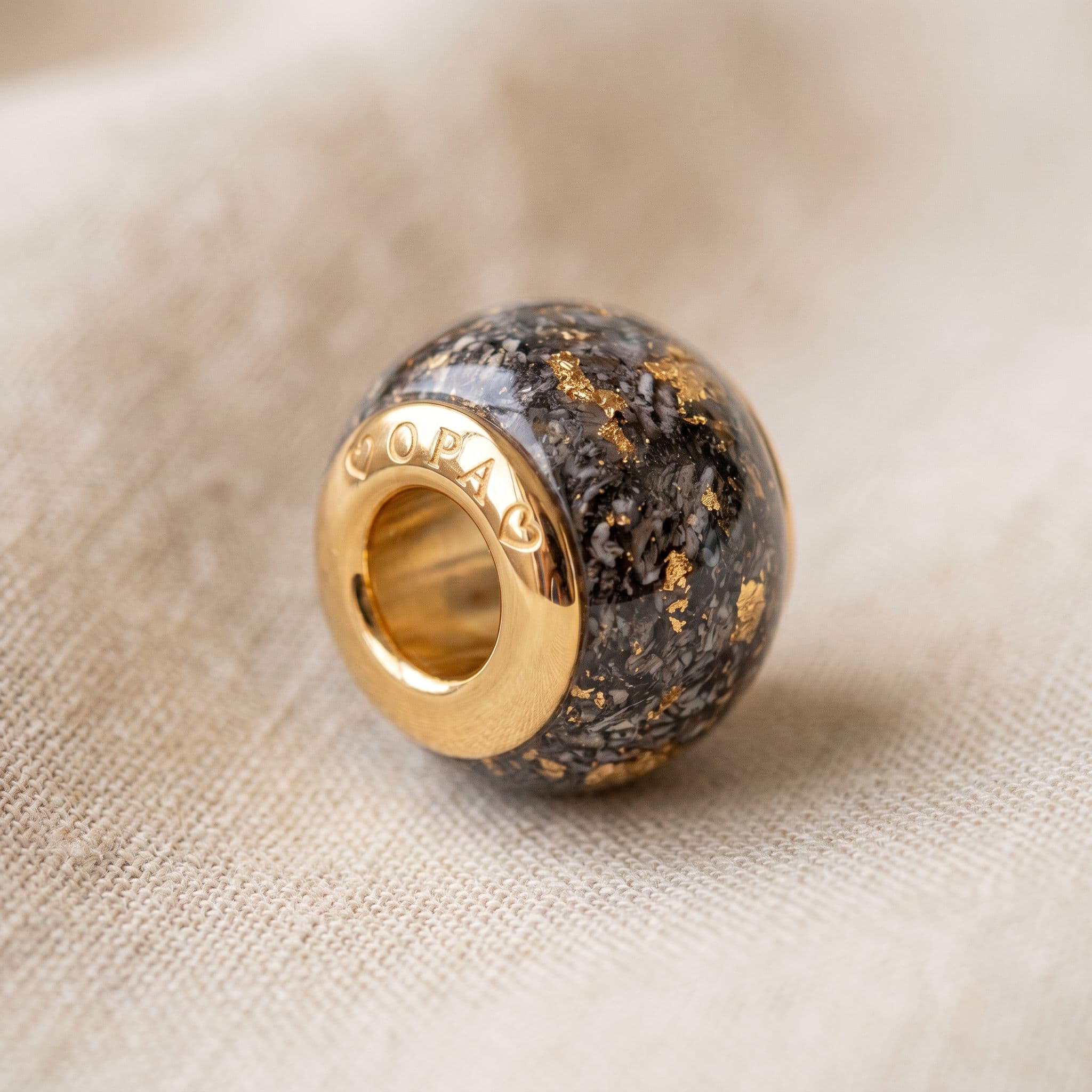 Pandora Charm mit Asche (14K Gold)