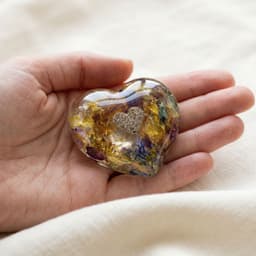 Heart Memory Stone mit herzförmiger Asche