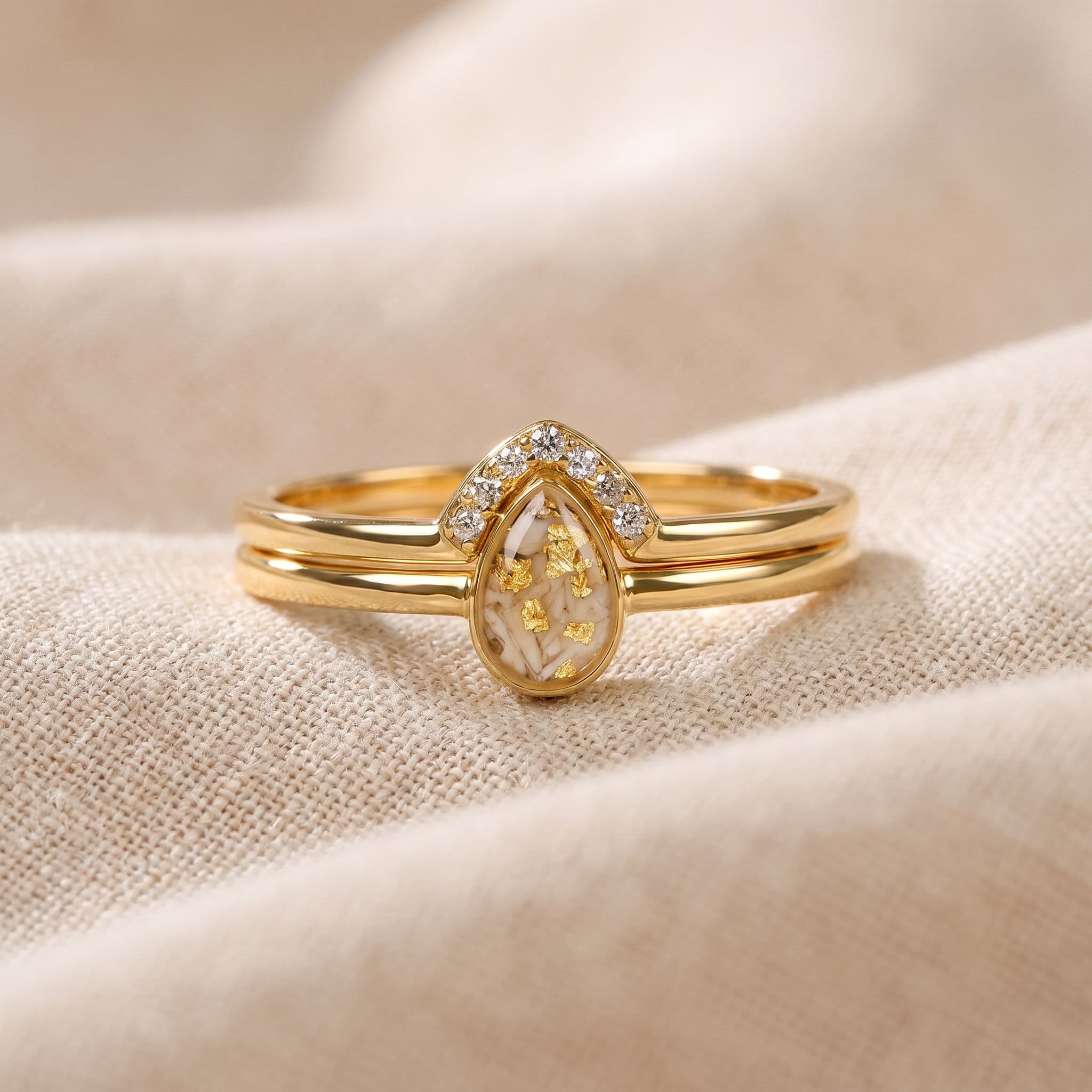 Together Bague avec Cendres
