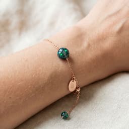 Over the Moon Armband mit Asche