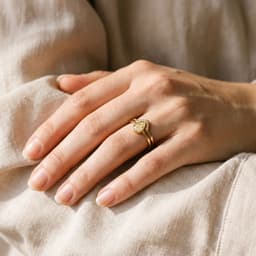 Together Ring mit Asche (14K Gold)