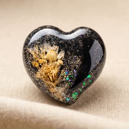 Heart Memory Stone mit Asche