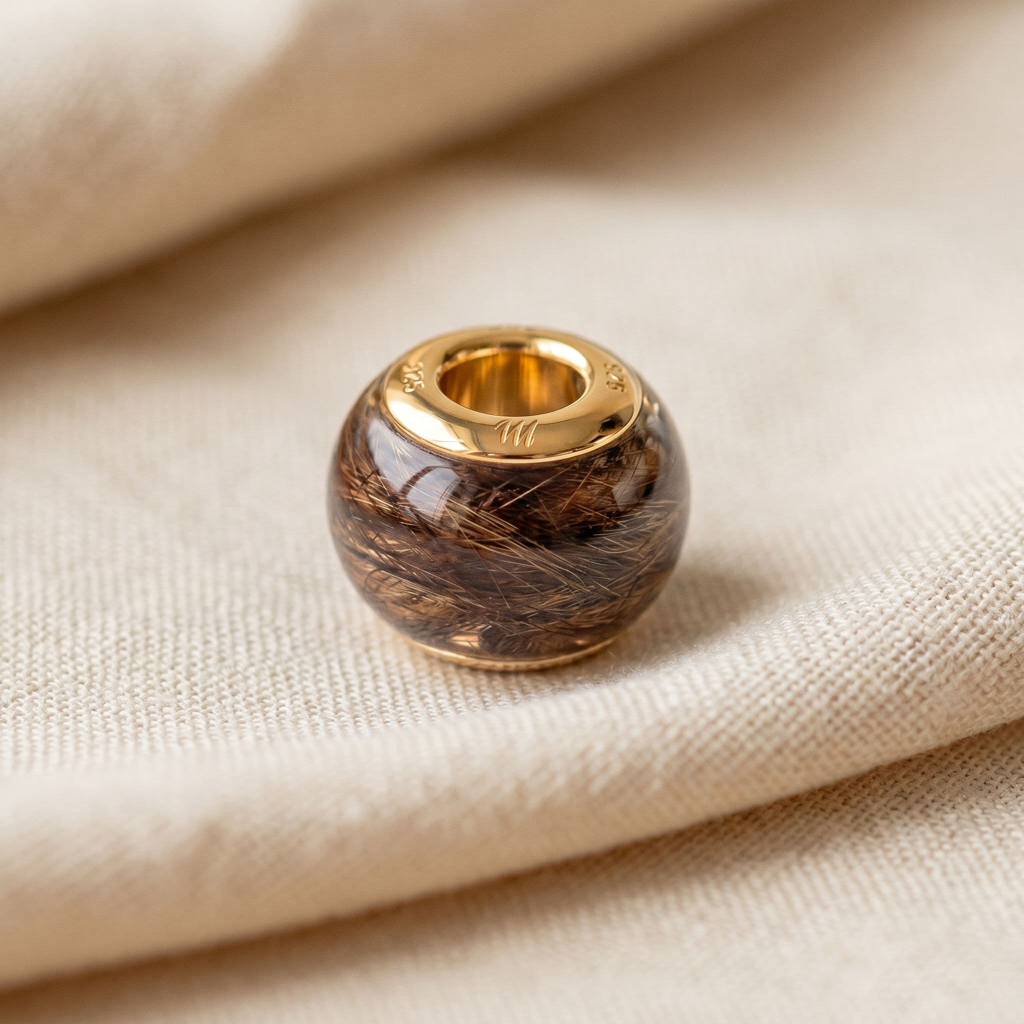 Pandora Charm mit Asche (14K Gold)